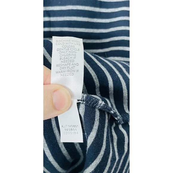 J Jill Button Cardigan XL Striped Knit Stretch Breathable Capsule Basics Classic - Picture 6 of 9